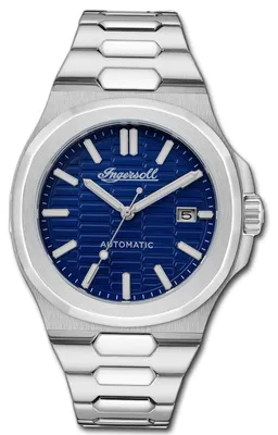 Productafbeelding van Polshorloge, roestvrij staal, zilverkleurig, analoog, heren, elegant, horloge, Ingersoll, D3UIN11801