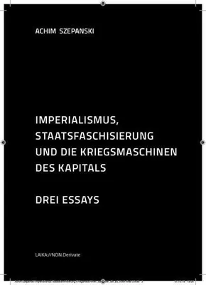 Produktbild von Szepanski, A: Imperialismus, Staatsfaschisierung