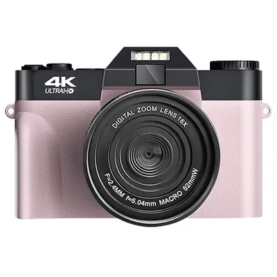 Produktbild von Kameras, DSLRs, Micro SLRs Eintrag 4K, HD, Retro,Rosa