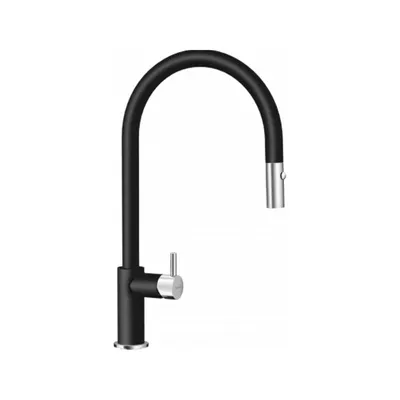 Produktbild von Schock Armatur Hekate 549120S, Schwarz, Hochdruck, Ausziehbarer Auslauf
