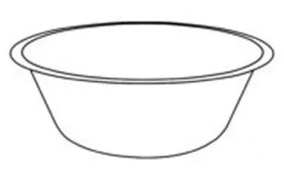 Edelstahlschüssel 22 cm, 2 Liter, spülmaschinengeeignet
