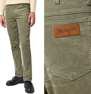 Immagine prodotto di WRANGLER Herren, Jeanshosen, Slim fit TEXAS SLIM, W40 L34, Grün, Jeans, baggyjeans, buggy