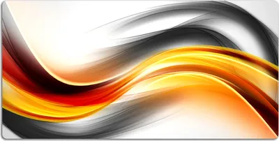 Produktbild von Schreibtischmatte Tischunterlage 90x45 cm Mauspad - Abstraktion Orangen