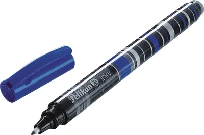 Produktbild von Fineliner Inky 0.6mm blau Packung mit 10 Stück