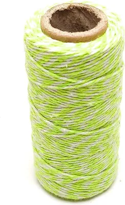 Produktbild von Bäckergarn aus Baumwolle, 50 m, apfelgrün