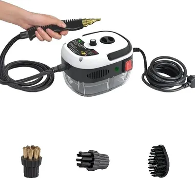 Image de Nettoyeur à vapeur, haute pression, design portable, 220 V-a, blanc
