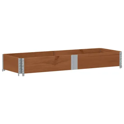 Obrázek produktu pro vidaXL Truhlík na květináče hnědý 150x50 cm z masivního borovicového dřeva