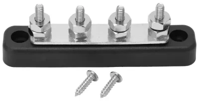 Produktbild von Stromverteilerblock Sammelschiene Flammhemmender Korrosionsschutzanschluss 3/16 Zoll 150 A DC 48 V