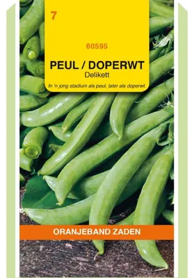 Immagine prodotto di Oranjeband, piselli mangiatutto "Delikett" - 1 confezione di semi