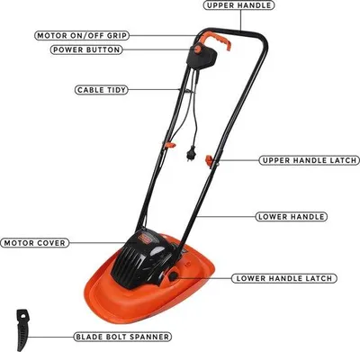 Produktbild von Aerodruck Rasenmäher 30cm 1200W für perfektes Mähen