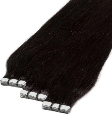 Obrázok produktu pre Tape Extensions Premium Pravé vlasy #2/0 čierne
