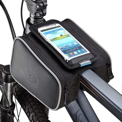 Produktbild von Famanu Fahrradtasche für Smartphones - Schwarz