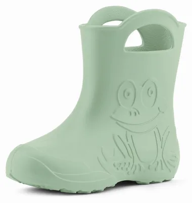 Image de Ladeheid Eva - Bottes en caoutchouc pour enfants (garçons et filles) - Chaussures de pluie LA-CA-01 (vert olive, 34/35 EU)