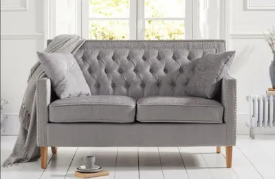 Produktbild von Graue Royal Couch - Luxus Chesterfield Möbel # Polster Design Möbel -jvmoebel ®
