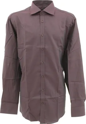 Produktbild von 30178 Venti, ,  Herren langarm Hemd, Popeline, aubergine, 44