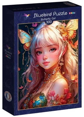 Image de Fille Papillon – Puzzle 300 pièces