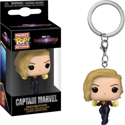 Produktbild von The Marvels - Captain Marvel - Schlüsselanhänger Funko Pocket POP! Keychain