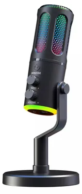 Zdjęcie produktu dla Przewodowy mikrofon kardioidalny z podświetleniem RGB. – Bluestork