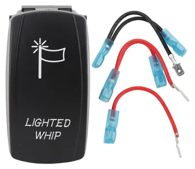 Produktbild von UTV Wippschalter 12V 24V 5PIN Ein Aus LED Kippschalter Ersatz für Polaris RZR ATVs Autos LKWs Wohnmobile
