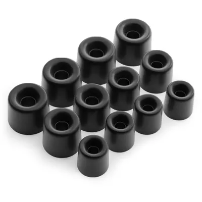 Produktbild von 12 x Schaum Ohrstöpsel Ohrhörer Gummi Tipps Für Kopfhörer Ohrhörer - 4.5mm