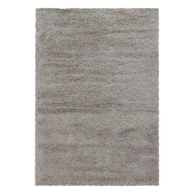 Produktbild von Villa Möbel Fluina Wohnzimmer-Teppich, Hochflor-Teppich, Shaggy, Einfarbig, Farbe:Beige, Grösse:120x170 cm