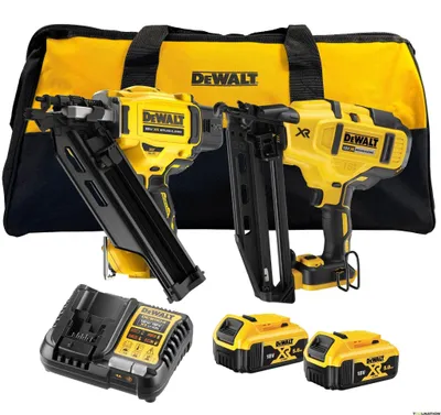 Immagine prodotto di Set combinato di chiodatrici a batteria senza spazzole DeWalt DCN692+DCN660 DCK246P2
