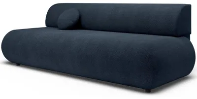 Image de Selsey Armone – Canapé 3 places convertible, chenille, bleu foncé