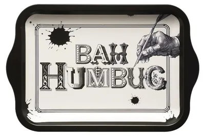 Productafbeelding van Meander Tafelonderzetter Bah Humbug, 24x16x1,5 cm