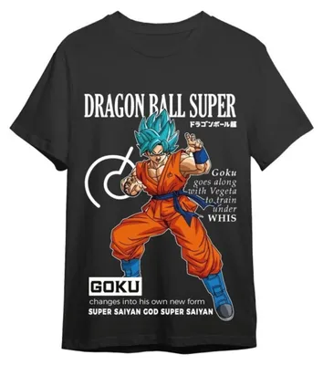 Immagine prodotto di Maglietta Dragon Ball Super, motivo Goku in allenamento, colore nero, taglia M
