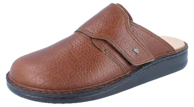 Productafbeelding van Finn Comfort Amalfi herensandalen, model pantoffel, bruin leer, nieuw - Herensandalen/pantoffels, bruin, leer (Iowa)