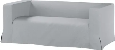 Produktbild von Dekoria Bezug für Klippan 2-Sitzer Sofa, lang mit Kellerfalte, grau, Klippan 2-er