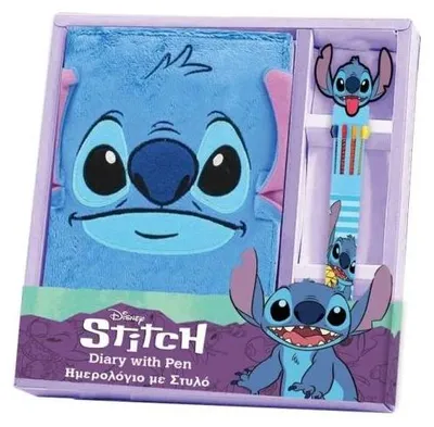 Obrázok produktu pre Plyšový denník s perom Lilo & Stitch – Diakakis