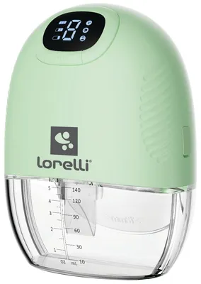 Zdjęcie produktu dla Lorelli Alice, elektryczna pompa do odciągania mleka, bezprzewodowa, w kolorze zielonym