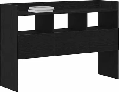 Zdjęcie produktu dla Komoda vidaXL, czarna, imitacja dębu, 105 x 30 x 70 cm, materiał drewnopochodny