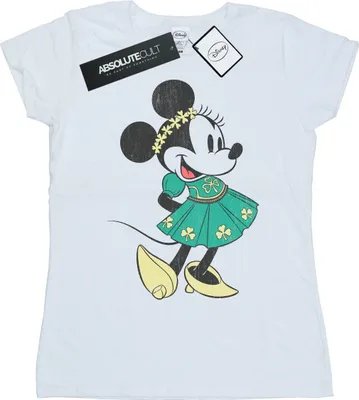 Produktbild von Disney - "St Patrick's Day" T-Shirt für Damen BI32641 (L) (Weiß)