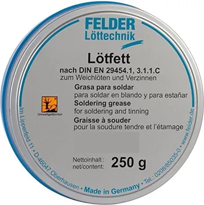 Produktbild von SW-Stahl 62052L Lötfett in Metalldose, 250 gramm nach DIN EN 29454-3