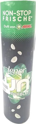 Produktbild von Lenor Unstoppables Wäscheparfüm Duft von Ariel, Granulat, 275 g, Flasche, Lenor Unstoppables Wäscheparfüm mithilfe der Dosierkappe in die leere Trommel legen. Wäsche...