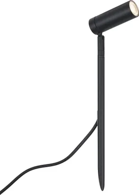 Produktbild von Erdspießstrahler Schwarz 40cm inkl LED Verstellbar IP65 inkl Kabel und Stecker Carl