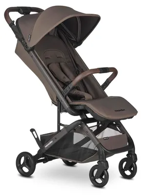 Produktbild von Easywalker Miley Go Buggy – leicht & kompakt, Einhand-Faltmechanismus, verstellbare Liegeposition, inkl. Regenverdeck & Schultergurt, Chestnut Brown