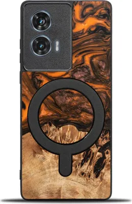 Produktbild von Bewood Einzigartige Hülle für Motorola Edge 50 Fusion - Orange mit MagSafe
