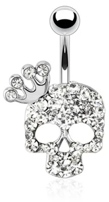 Produktbild von Bauchnabelpiercing: Totenkopf Piercing