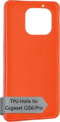 Zdjęcie produktu dla caseroxx ochronne etui TPU kompatybilne z Gigaset GS6 / GS6 Pro, gumowe etui na telefon komórkowy czerwone