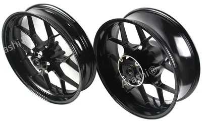 Obrázek produktu pro Ráfky na motocykly, kompatibilní s modelem HONDA CBR, odolný hliník, perfektní padnutí, černé