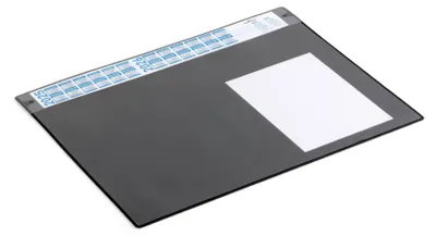 Productafbeelding van Bureauonderlegger met Jaarkalender 650x480 mm Zwart