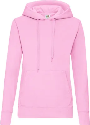 Produktbild von Fruit of the Loom 62-038-0 | Lady-Fit Classic Hooded Sweat - Farbe: Light Pink - Größe: L