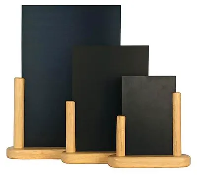 Produktbild von CONTACTO Tischaufsteller Kreidetafel, Länge: 210 mm, Breite: 150 mm