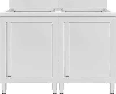 Produktbild von vidaXL Gastro-Spülenunterschränke 2 Stk. Edelstahl