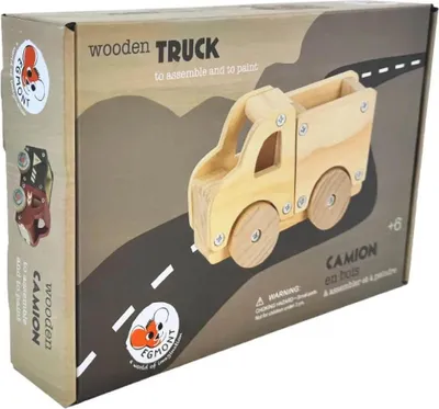 Produktbild von Egmont Toys Holz-Bausatz LKW - pädagogisches Spielzeug ab 6 Jahren
