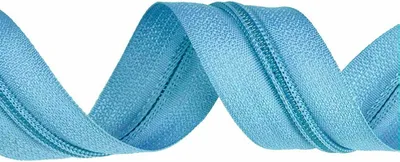 Produktbild von 200m Endlos-Reißverschluss spiralförmig 5mm Meterware große Farbauswahl ,546 hellblau