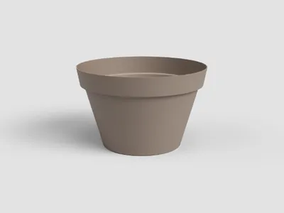 Obrázek produktu pro Artevasi Květináč CAPRI, 25 cm, plast, šedá